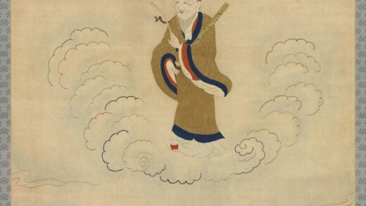 明顾绣八仙庆寿挂屏（三）张果老轴.jpg