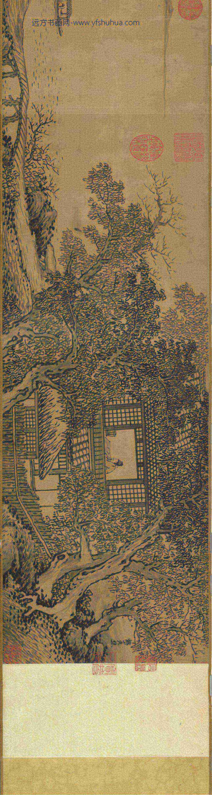 明鹤山老樵天香深处堂图_