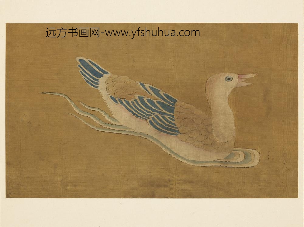 朱克柔-镂绘集锦册-鸭