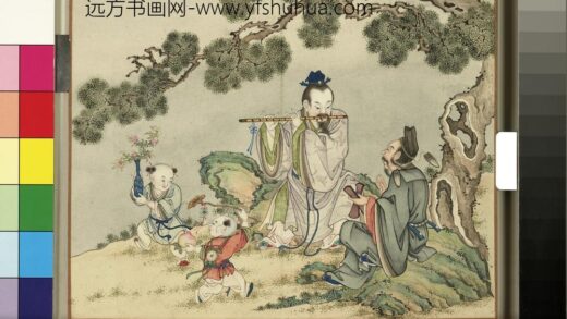 欢联庆节册 韩湘子曹国舅二仙会乐.jpg