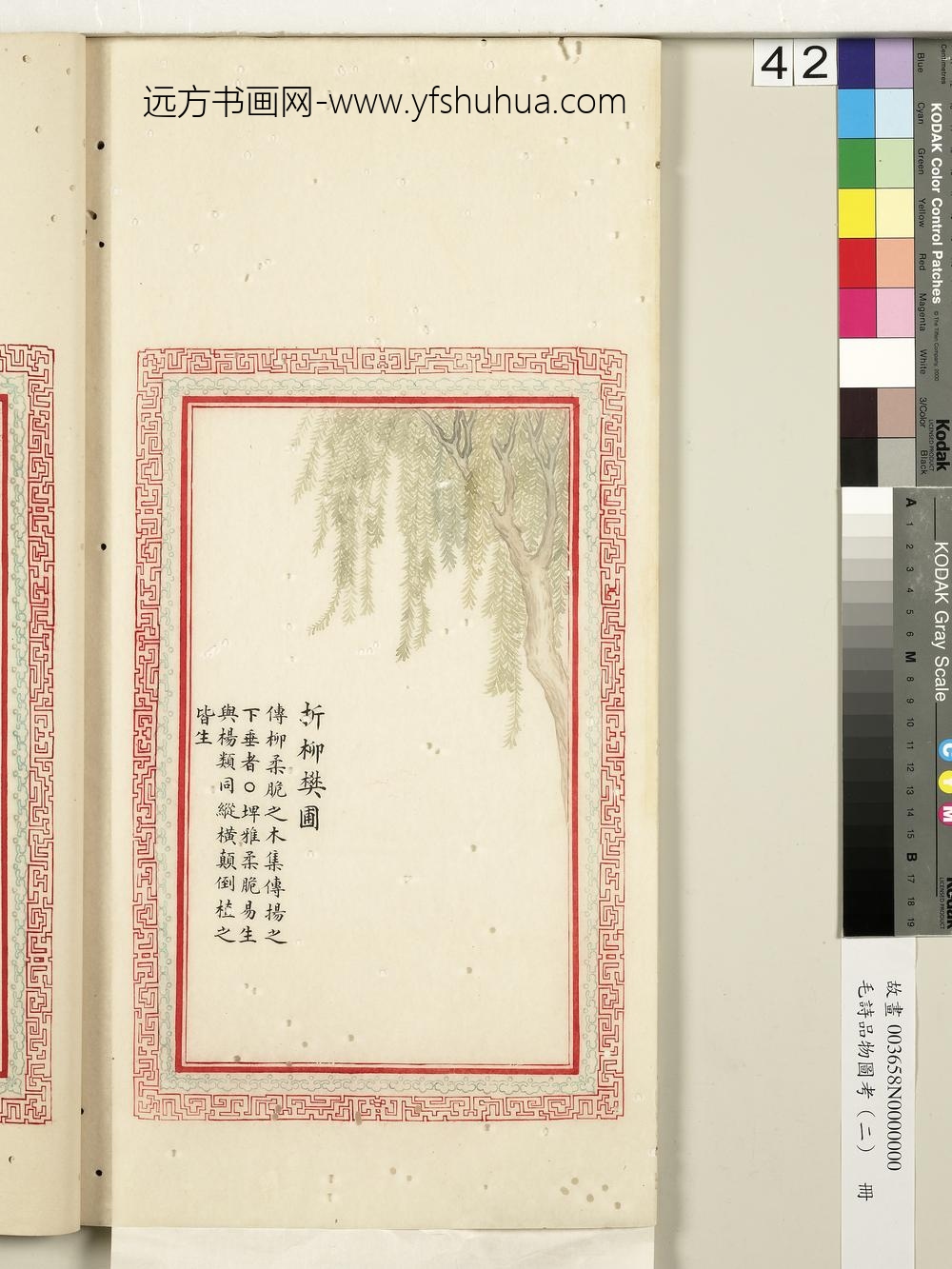 毛诗品物图考（二）册-折柳樊圃-