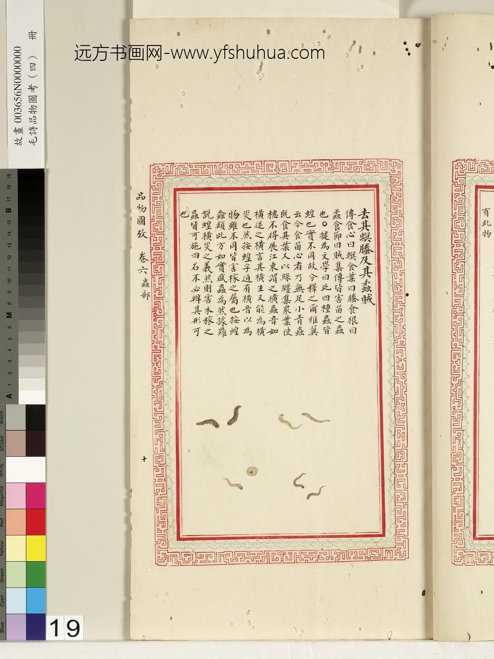 毛诗品物图考（四）册-去其螟螣及其蟊贼-