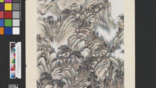 民国吴征高山流水轴.jpg