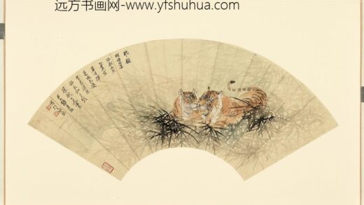 民国张善子双虎册页.jpg