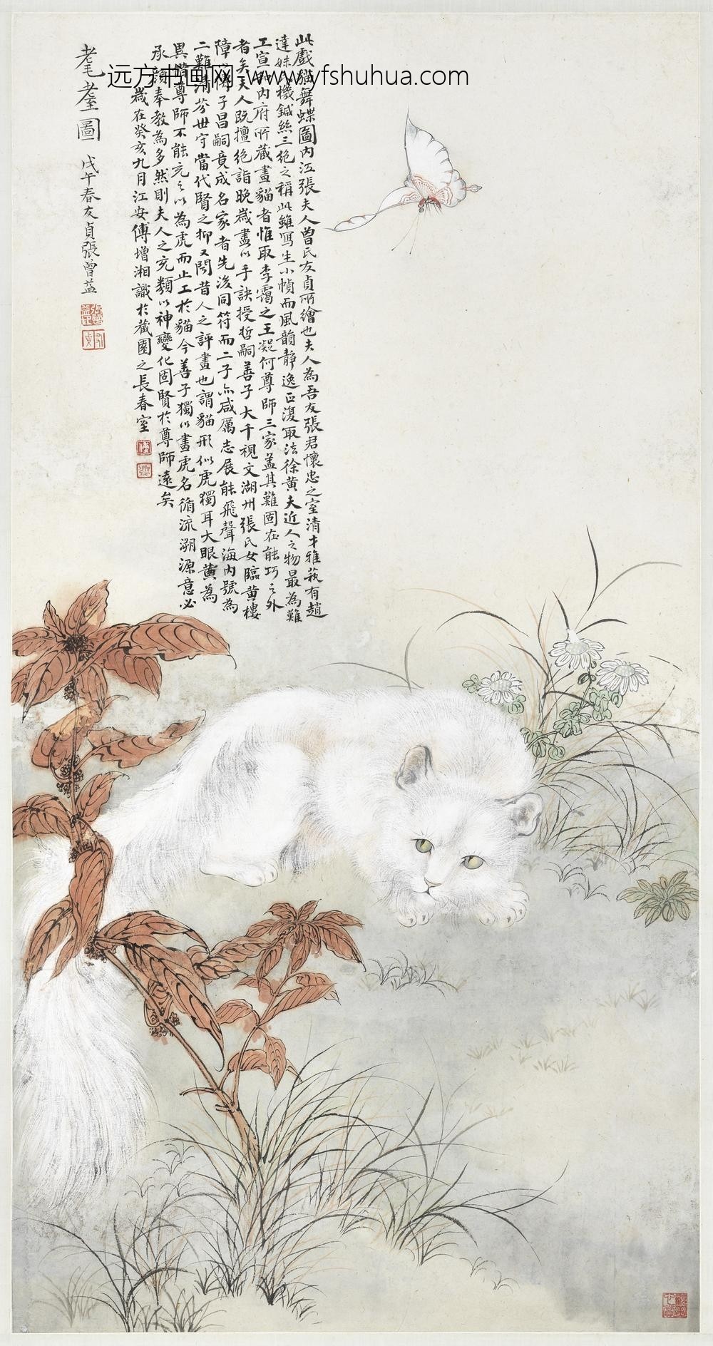 民国张曾益耄耋图轴