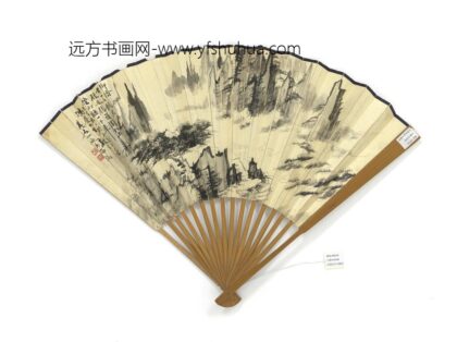 民国朱其石观云白蕉书七言绝句成扇 1.jpg