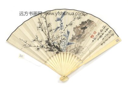 民国汤涤画梅章炳麟书赵叔灵诗 1.jpg