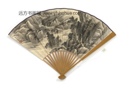 民国萧愻山水黄浚行书姜夔词二首 1.jpg