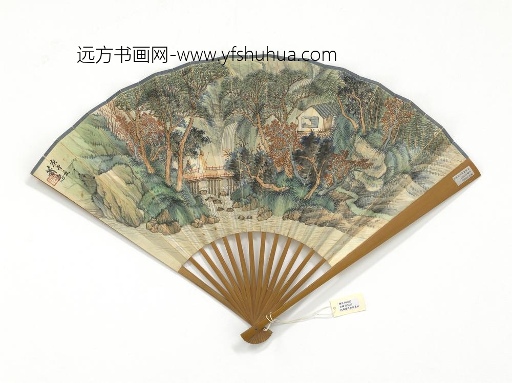 民国萧愻松径策杖-