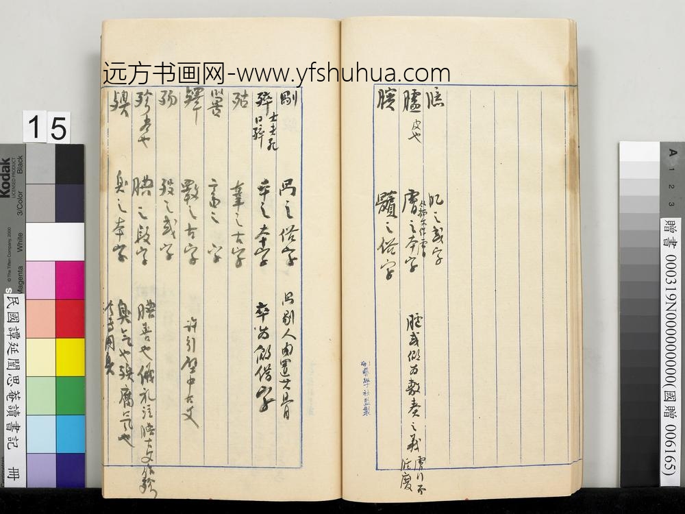 民国谭延闿思庵读书记册-