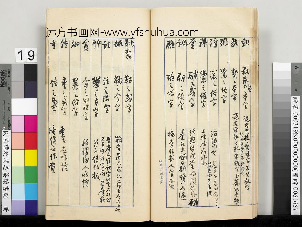 民国谭延闿思庵读书记册-