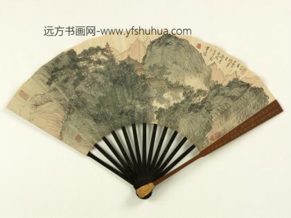 民国赵起紫藤潘昌煦藤阴倡和诗成扇 1.jpg