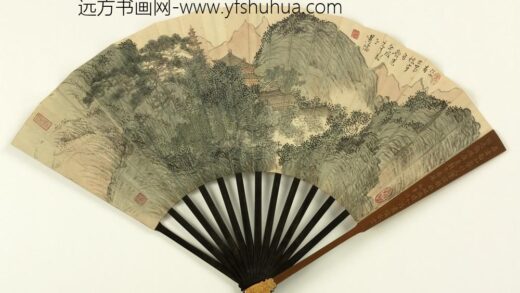 民国赵起紫藤潘昌煦藤阴倡和诗成扇 1.jpg