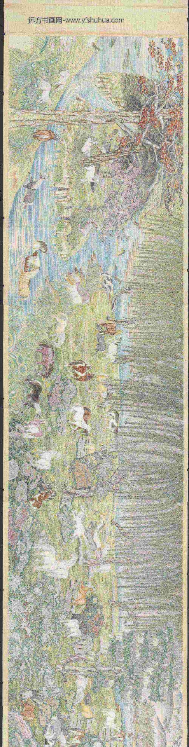 民国郑褧裳春回大地卷_