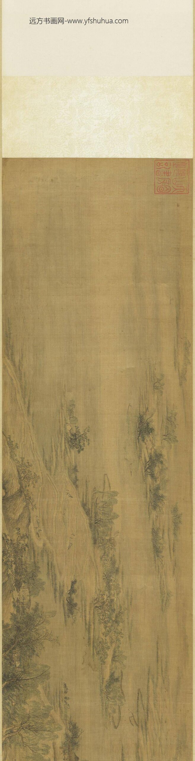 江乡农作图卷宋赵士雷绘_