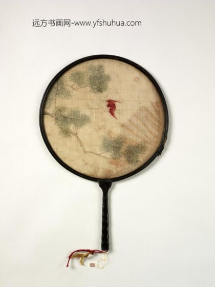 清人松间飞蝠成扇 1.jpg
