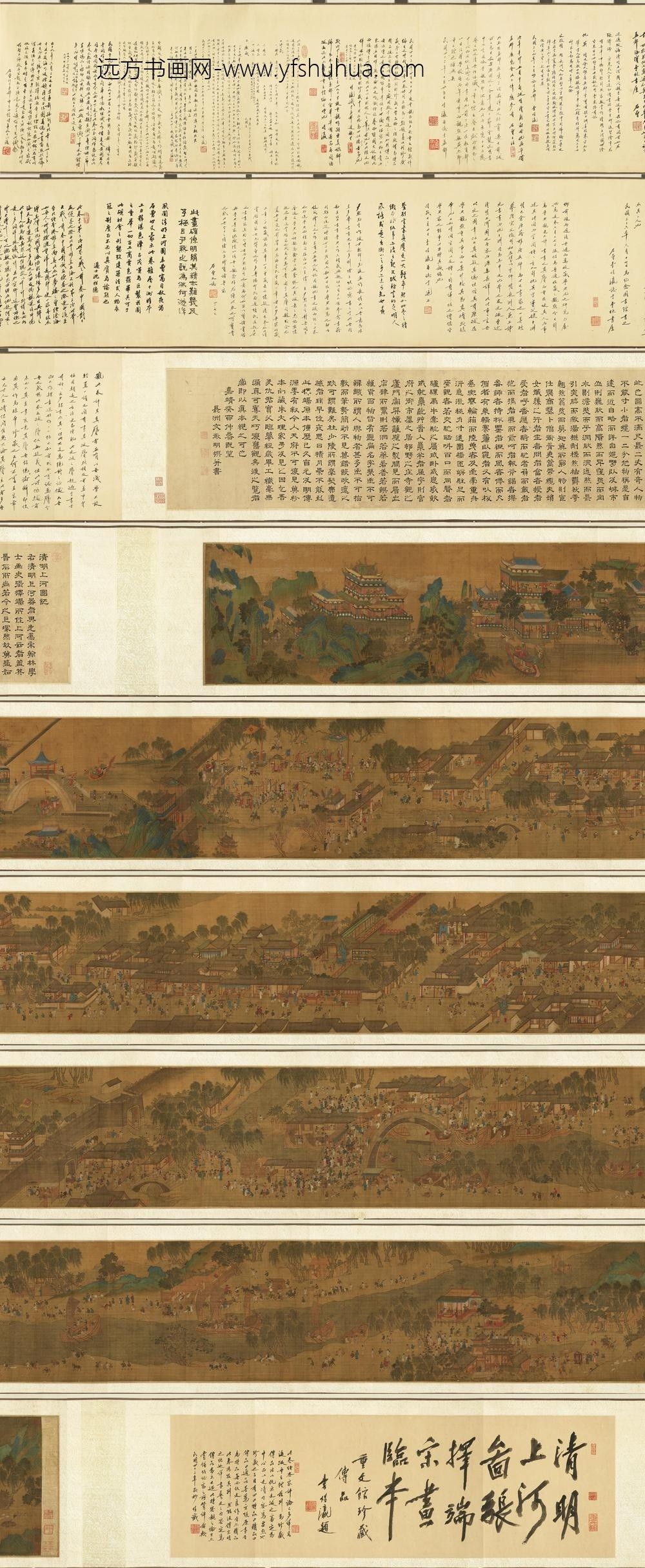 清人清明上河图卷清人清明上河图卷