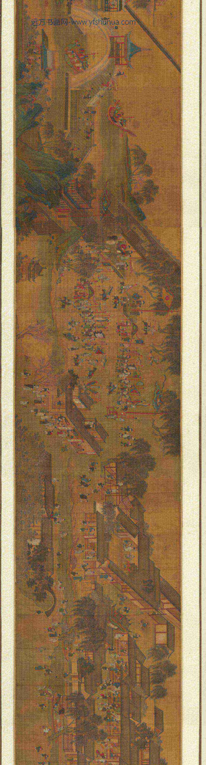 清人清明上河图卷清人清明上河图卷_