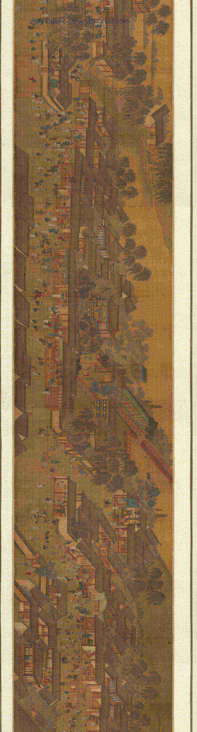 清人清明上河图卷清人清明上河图卷_