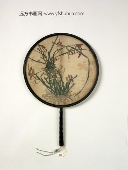 清人画兰成扇 1.jpg