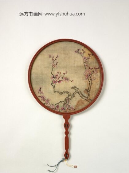 清人画梅成扇 1.jpg