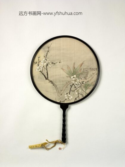 清人画梅竹成扇 1.jpg