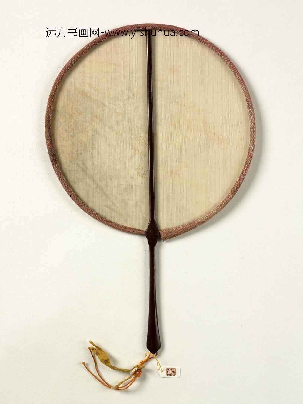 清人画水仙成扇-