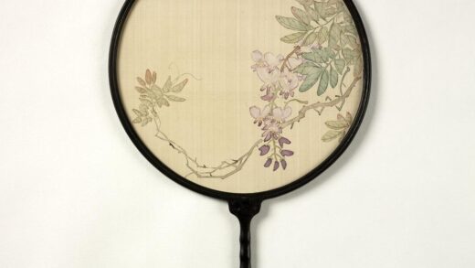 清人画紫藤成扇 1.jpg