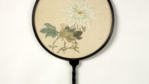 清人画菊成扇 1.jpg