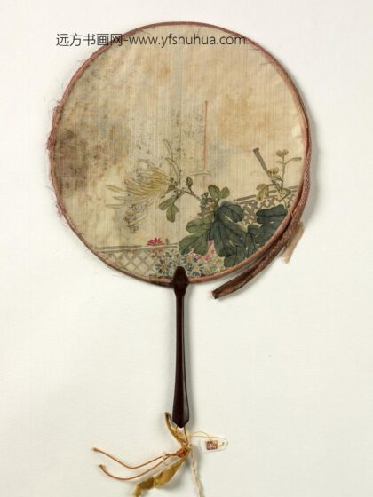 清人画菊成扇 1.jpg