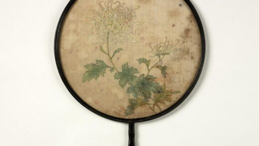 清人画菊成扇 1.jpg