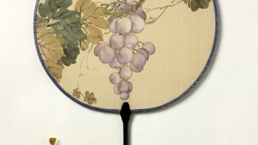 清人画葡萄成扇 1.jpg