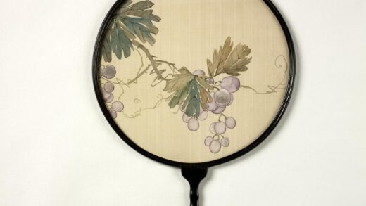 清人画葡萄成扇 1.jpg