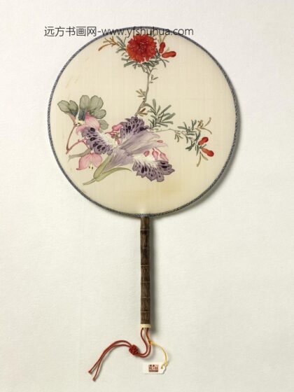 清人花卉成扇 1.jpg