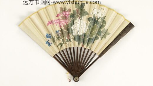 清人花卉成扇 1.jpg