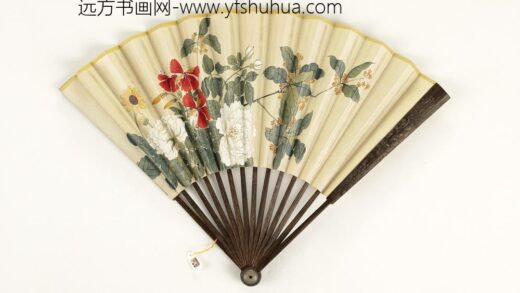 清人花卉成扇 1.jpg