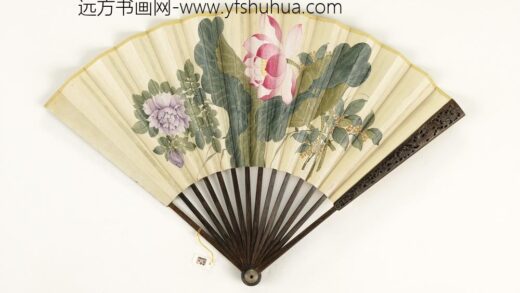 清人花卉成扇 1.jpg