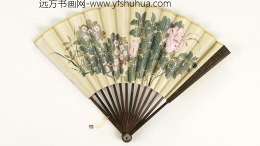 清人花卉成扇 1.jpg