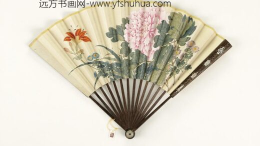 清人花卉成扇 1.jpg