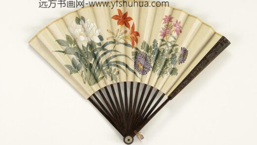 清人花卉成扇 1.jpg