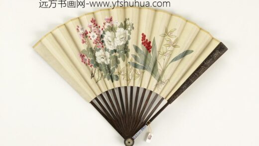 清人花卉成扇 1.jpg