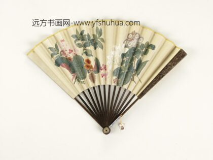 清人花卉成扇 1.jpg
