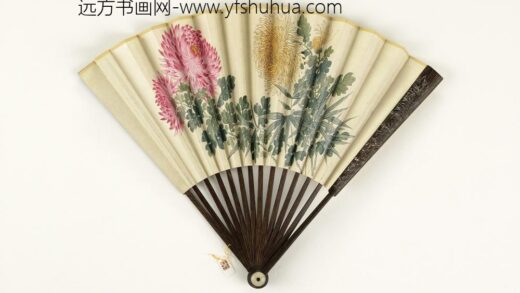 清人花卉成扇 1.jpg