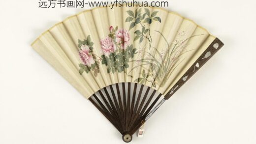 清人花卉成扇 1.jpg
