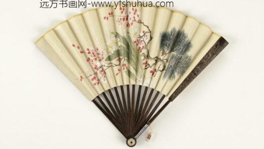 清人花卉成扇 1.jpg