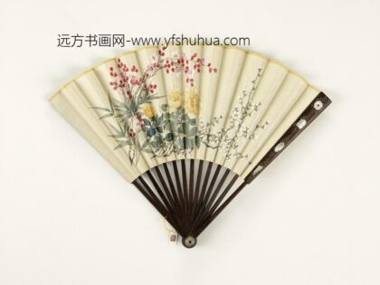 清人花卉成扇 1.jpg