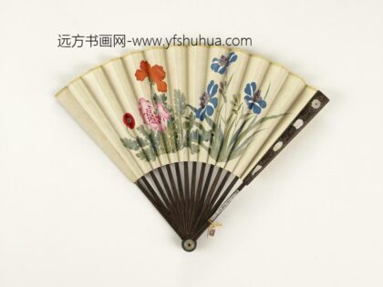 清人花卉成扇 1.jpg