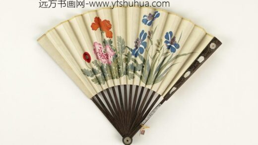 清人花卉成扇 1.jpg