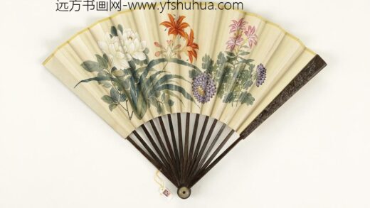 清人花卉成扇 1.jpg