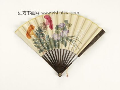 清人花卉成扇 1.jpg